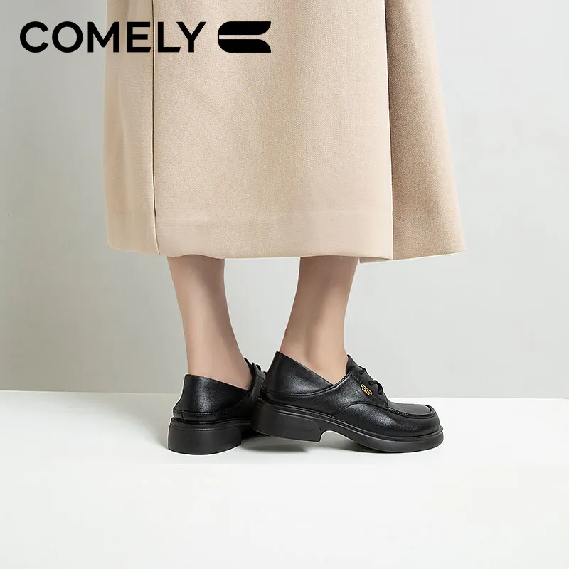 COMELY Loafers Women's Black/Beige/Light Brown-20