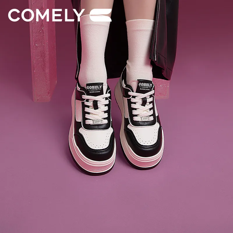 COMELY Abrasion Resistant Low Top Skateboard Shoes Women's-15