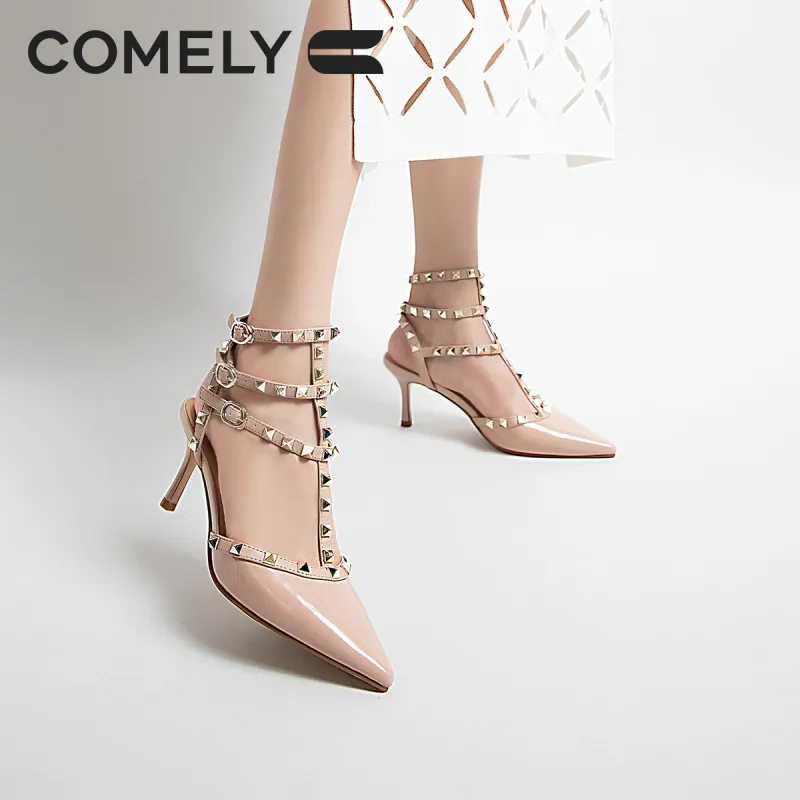 COMELY Strap Sandals 6.5cm Women's-15
