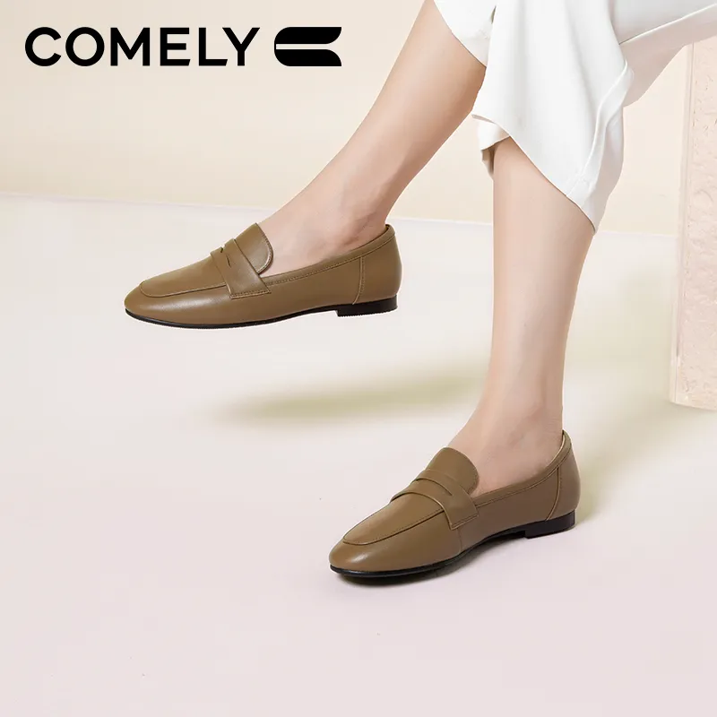 COMELY Loafers Women's Black/Brown/Ecru-13