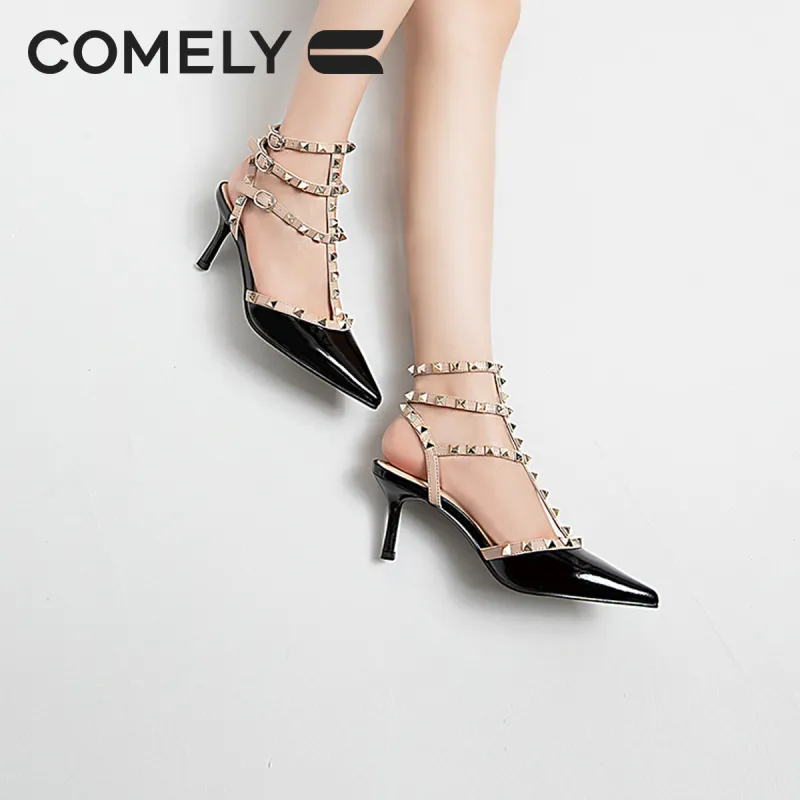 COMELY Strap Sandals 6.5cm Women's-24