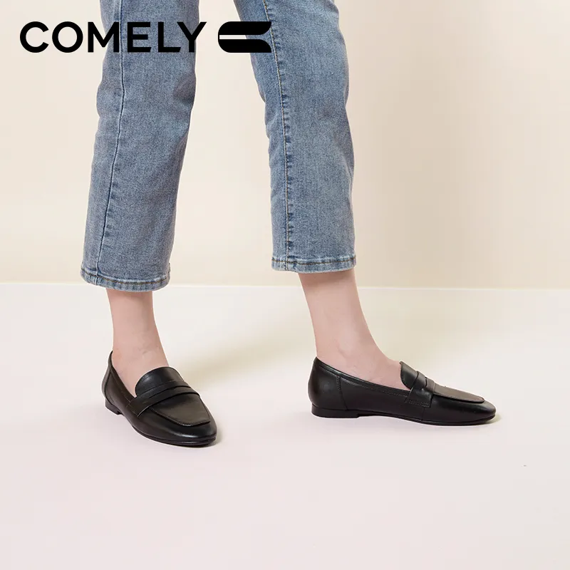 COMELY Loafers Women's Black/Brown/Ecru-22