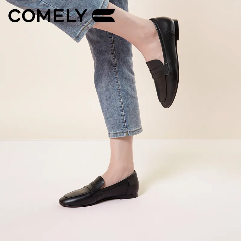 COMELY Loafers Women's Black/Brown/Ecru-23