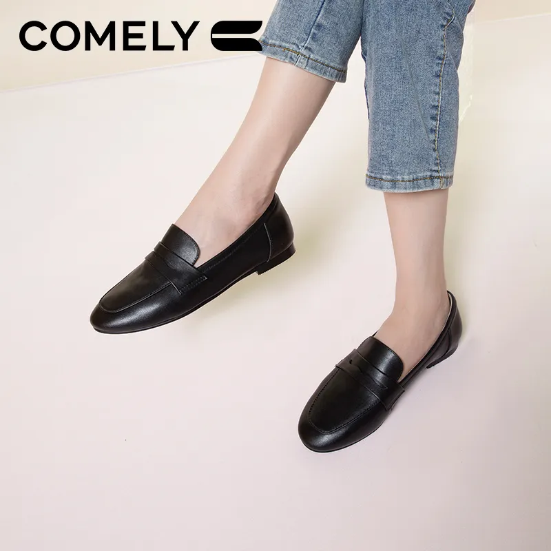 COMELY Loafers Women's Black/Brown/Ecru-8