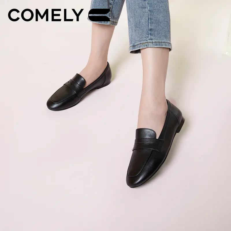 COMELY Loafers Women's Black/Brown/Ecru-29