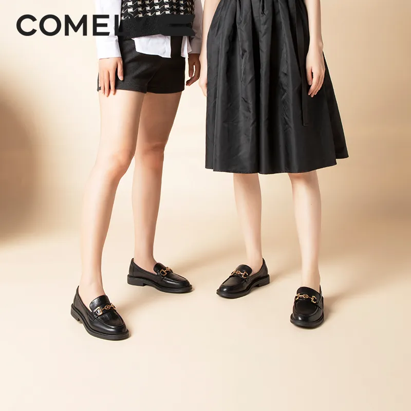 COMELY Loafers 2.5cm Women's Black-15
