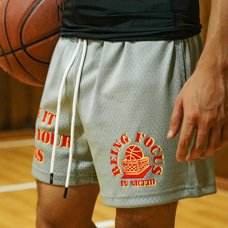 NICEID Basketball Shorts Unisex-8