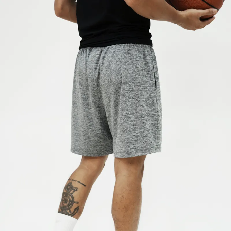 NICEID Basketball Shorts Unisex Heather Gray-3
