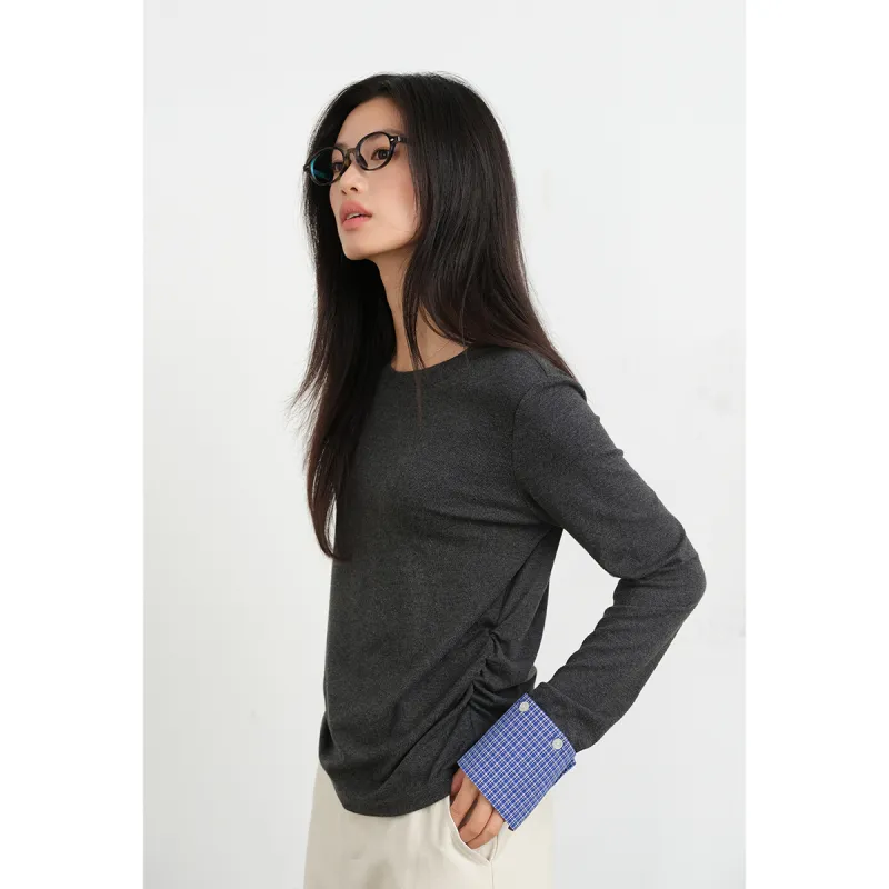 Migu T Shirts Women's Gray-5
