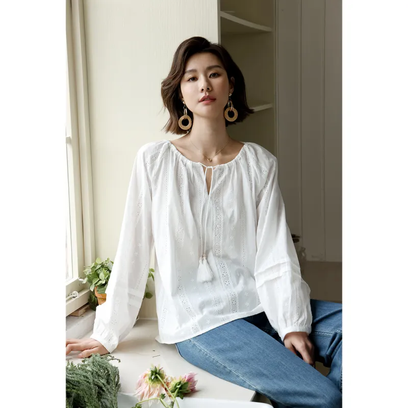 Migu Shirts Women's White-1