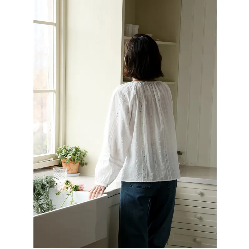 Migu Shirts Women's White-5