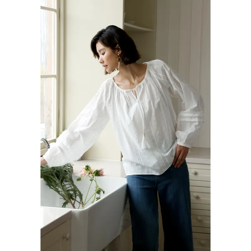 Migu Shirts Women's White-2