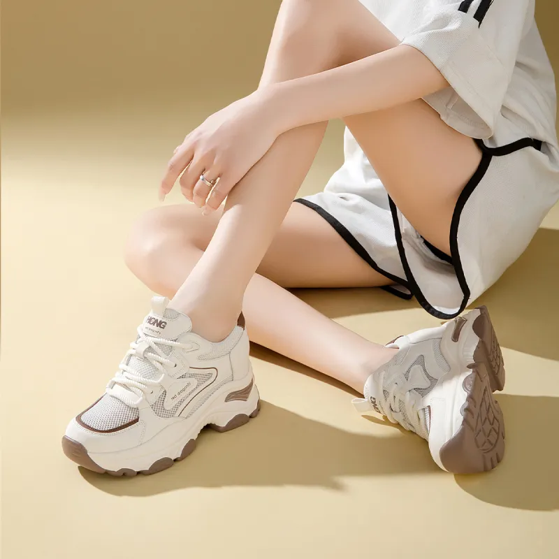 RED DRAGONFLY Low Top Chunky Sneakers Women's-5