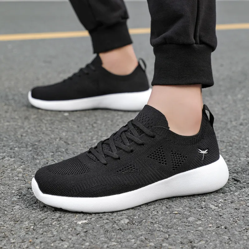 RED DRAGONFLY Low-Top Casual Flyknit Shoes Men's-4