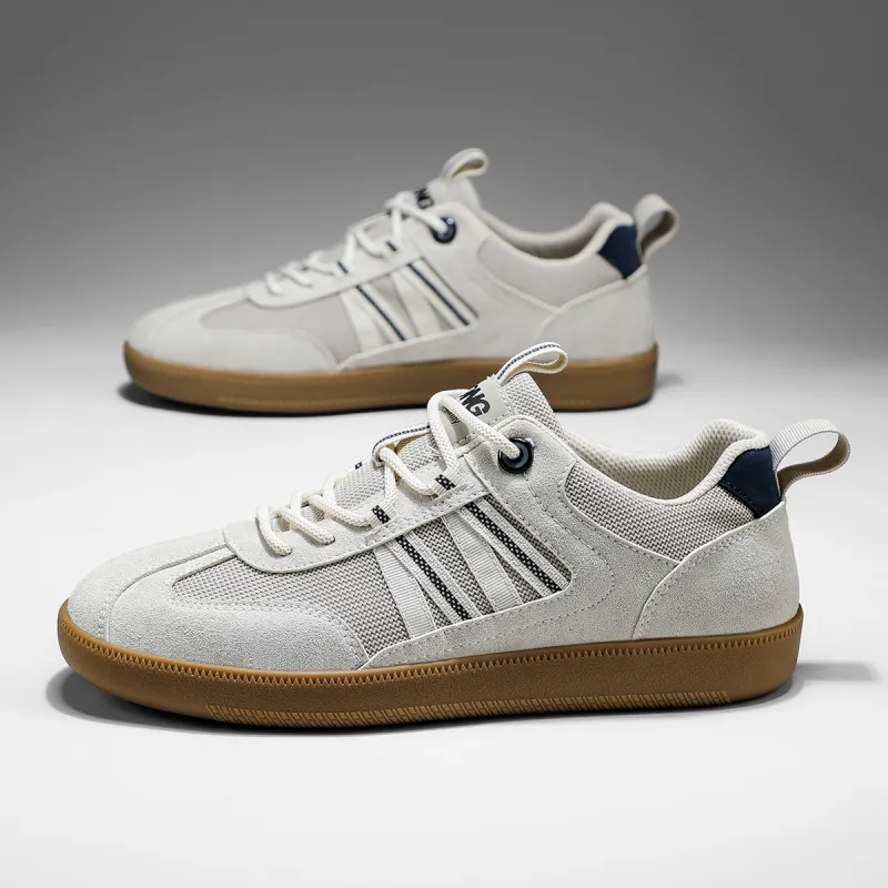 RED DRAGONFLY German Army Trainers Wear resistant And Lightweight Low Top Casual Shoes Men's Camel Beige-13