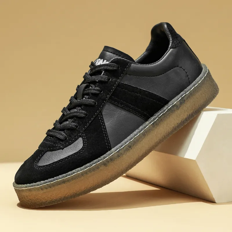 RED DRAGONFLY Flat Shoes Lightweight And Breathable Low Top Casual Shoes Men's Ecru/Black-11