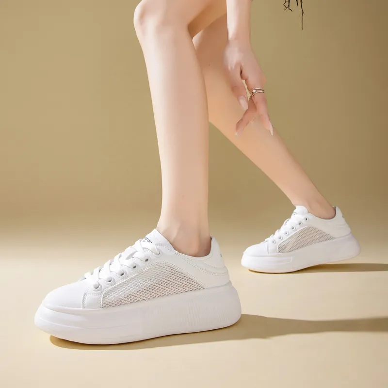 RED DRAGONFLY Low Top Casual Shoes Women's White-4