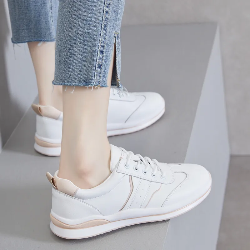 RED DRAGONFLY White Sneakers For Women's Abrasion Resistant Low Top Casual Shoes Women's-3