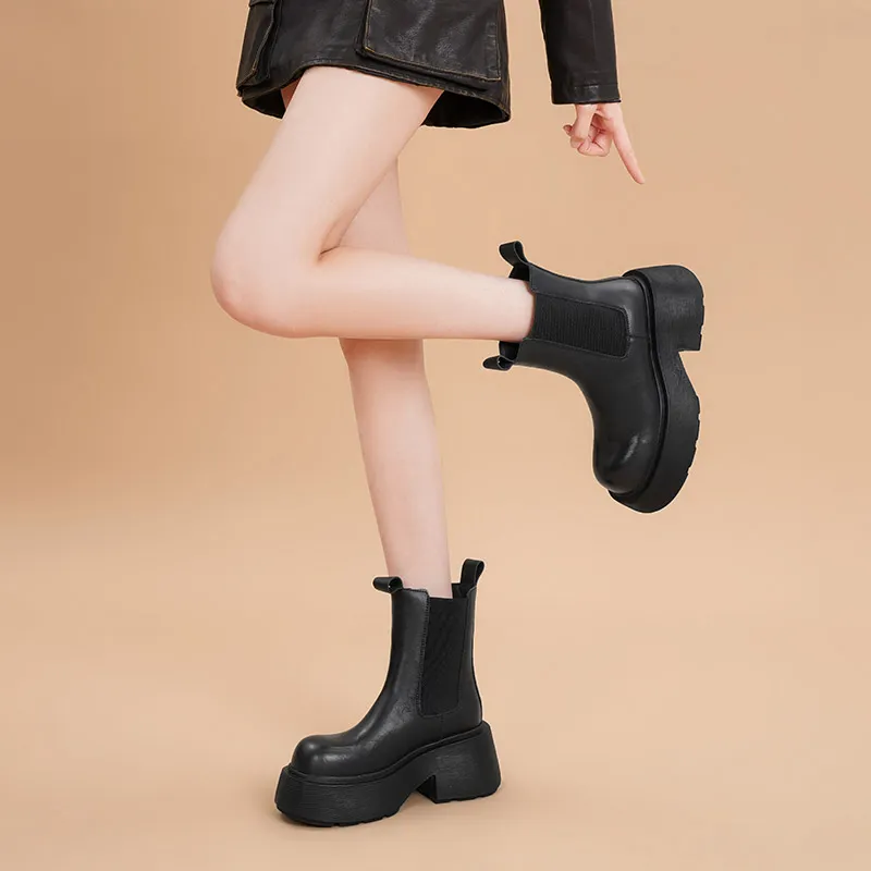 RED DRAGONFLY 16cm Chelsea Boots 7CM-13