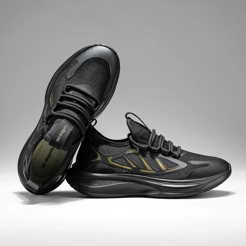 RED DRAGONFLY Men's Mesh Fashion Casual Shoes Men's Comfortable And Breathable Minimalist-5