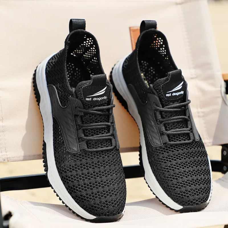 RED DRAGONFLY Casual Shoes Men Low Top Black/Gray-5