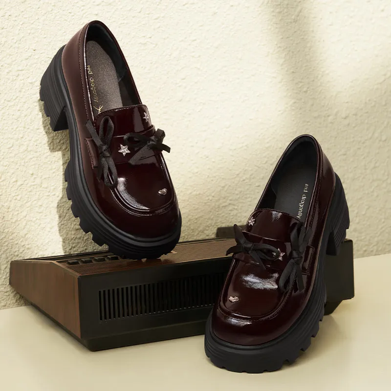 RED DRAGONFLY Loafers 6.5CM Women's-11