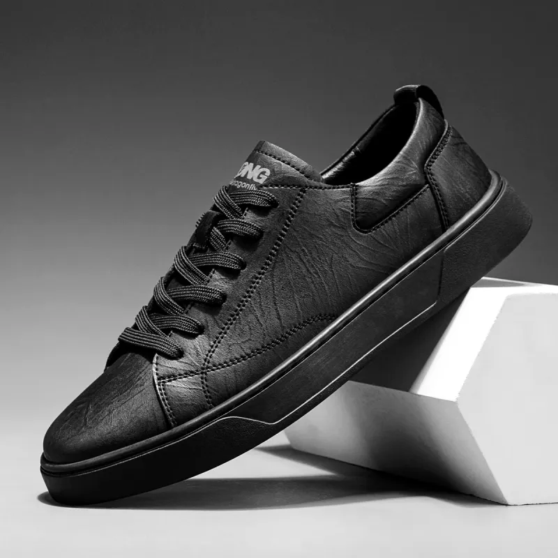 RED DRAGONFLY Flat Shoes Wear resistant And Lightweight Low Top Casual Shoes Men's Black/Khaki-6