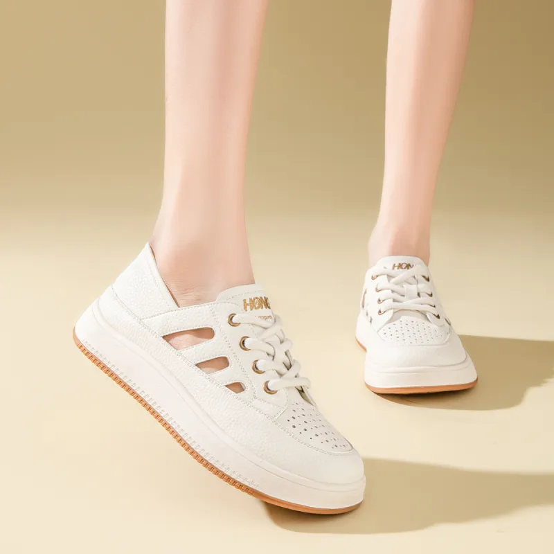 RED DRAGONFLY Casual Single Shoes Women's White-4