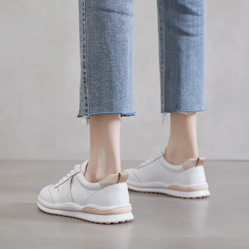 RED DRAGONFLY White Sneakers For Women's Abrasion Resistant Low Top Casual Shoes Women's-6