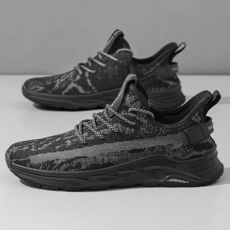 RED DRAGONFLY Low-Top Casual Flyknit Shoes Men's-2