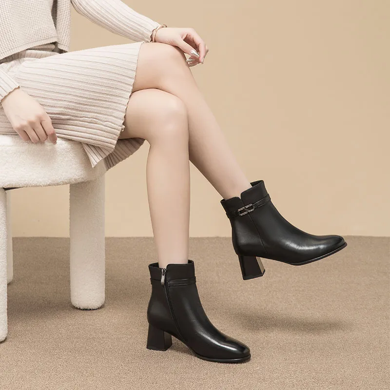 RED DRAGONFLY Ankle Boots 5.5CM Women's-5