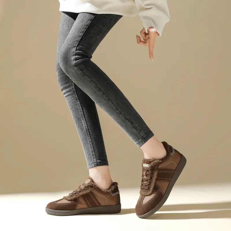 RED DRAGONFLY German Army Trainers Lightweight And Breathable Low Top Casual Shoes Women's Beige Brown-11