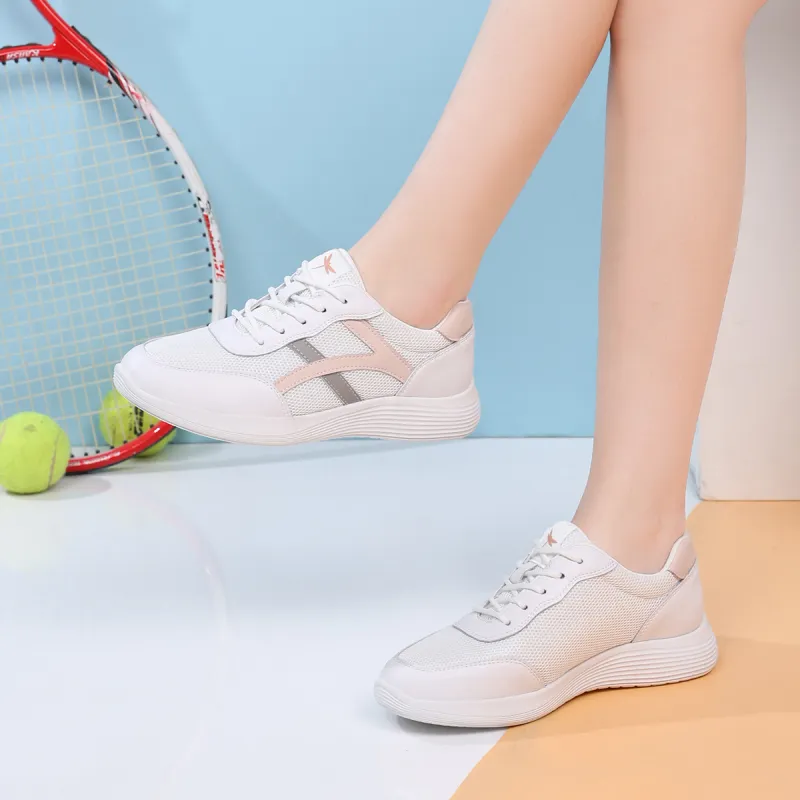 RED DRAGONFLY White Sneakers For Women's Abrasion Resistant Low Top Casual Shoes Women's-8