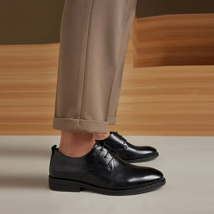 RED DRAGONFLY Dress Shoes Men's Black-6
