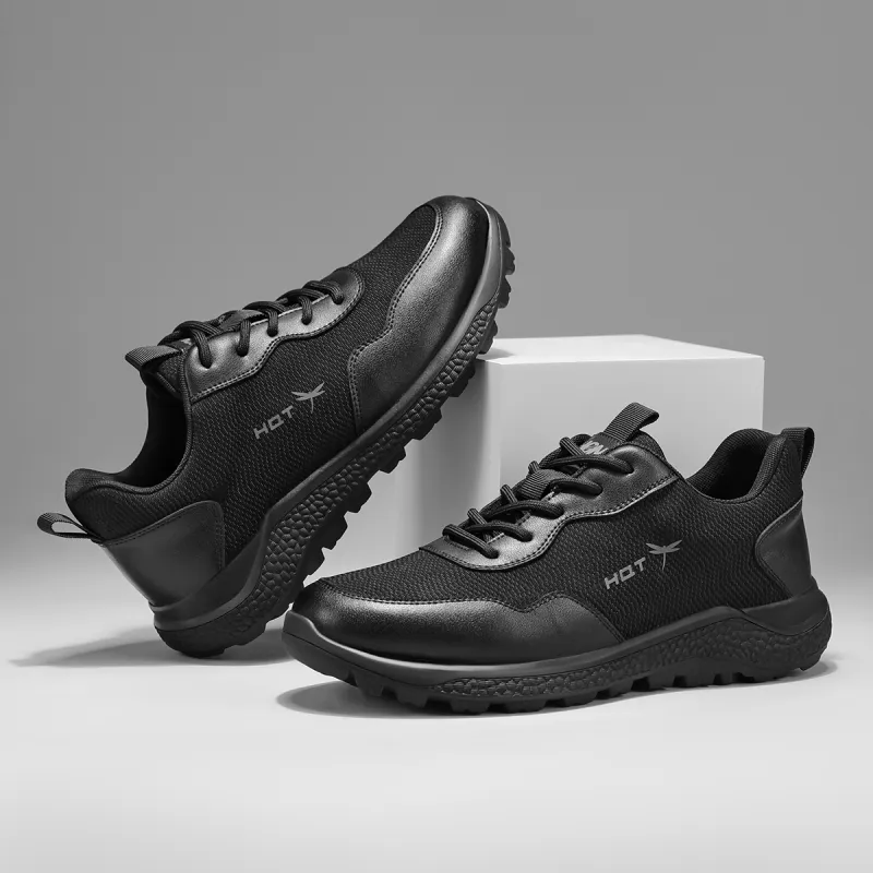 RED DRAGONFLY Men's Casual Shoes Men's Black Gray Comfortable And Breathable Abrasion Resistant-4