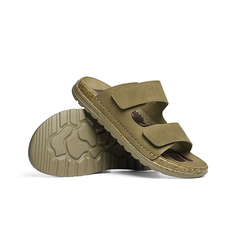 RED DRAGONFLY PU Polyurethane Slip Resistant Abrasion Resistant Slide Slippers Men's-9