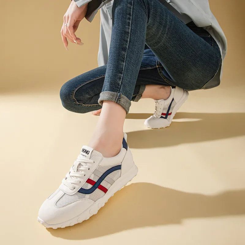 RED DRAGONFLY Women's Trendy Sneakers & Casual Shoes Women's Flat Breathable Minimalist Style Versatile-4