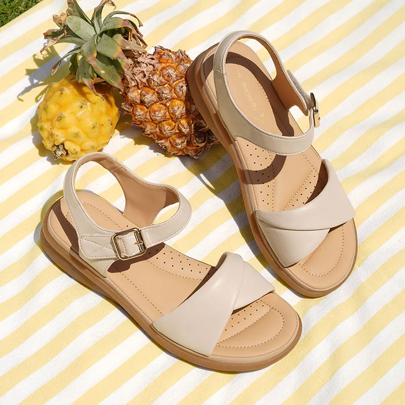 RED DRAGONFLY One Strap Sandals 3.3CM Women's-8