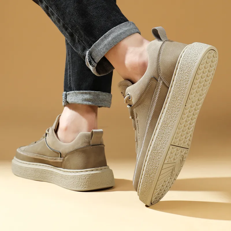 RED DRAGONFLY Flat Shoes Lightweight And Breathable Low Top Casual Shoes Unisex Black/Khaki-13
