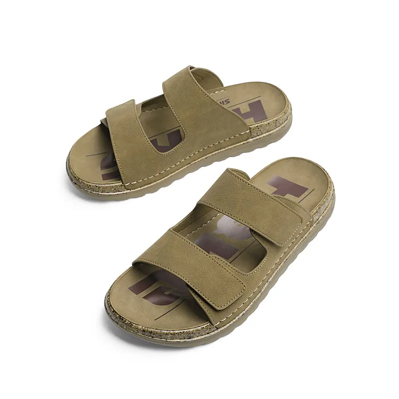 RED DRAGONFLY PU Polyurethane Slip Resistant Abrasion Resistant Slide Slippers Men's-7