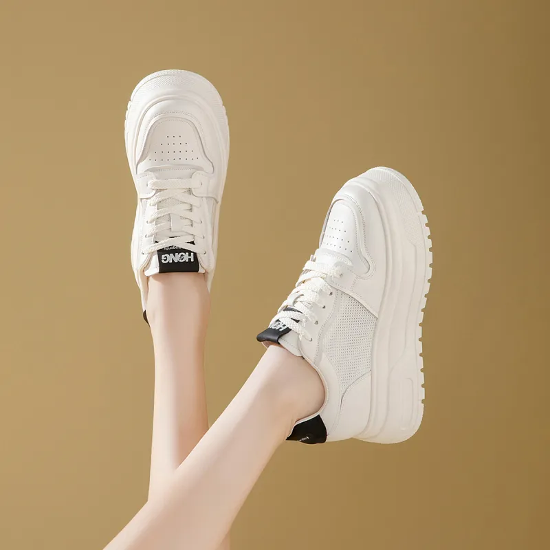 RED DRAGONFLY Height Increasing Breathable Low Top Women's Fashion Casual Shoes Platform Comfortable Versatile-9