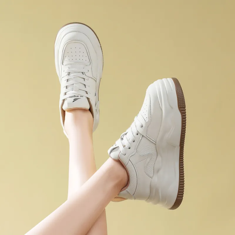 RED DRAGONFLY Women's Unlined Shoes Waterproof Height Increase Low Top Platform Shoes Women's-8
