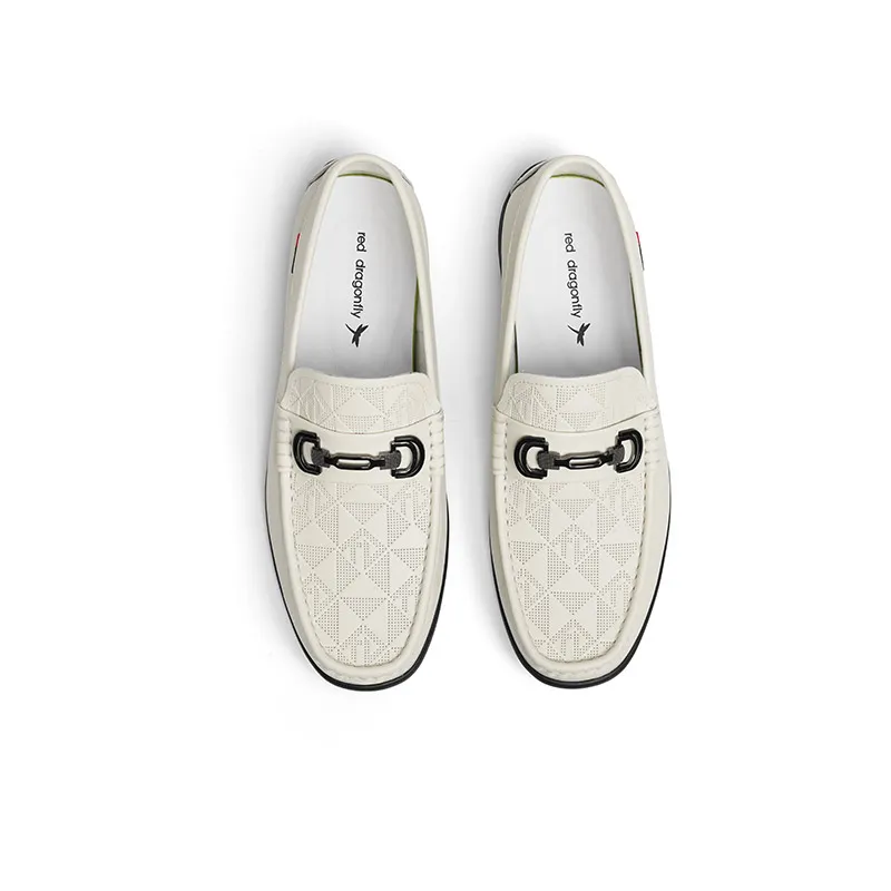 RED DRAGONFLY Dress Shoes Men's Black White-8