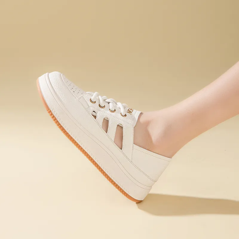 RED DRAGONFLY Casual Single Shoes Women's White-6