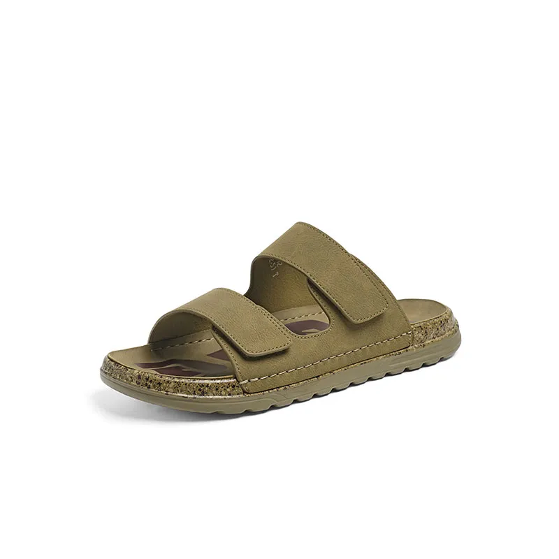 RED DRAGONFLY PU Polyurethane Slip Resistant Abrasion Resistant Slide Slippers Men's-5