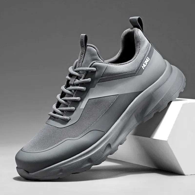 RED DRAGONFLY Athletic Shoes Lightweight And Breathable Low Top Casual Shoes Men's Black Gray-12