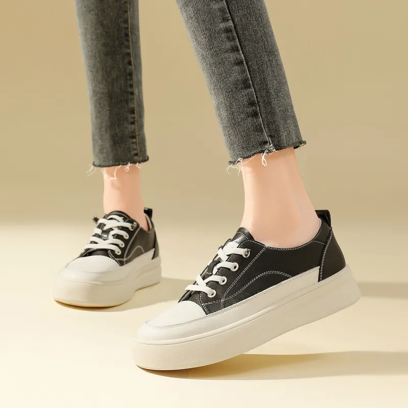 RED DRAGONFLY White Sneakers Slip Resistant Low Top Skateboard Shoes Women's-12