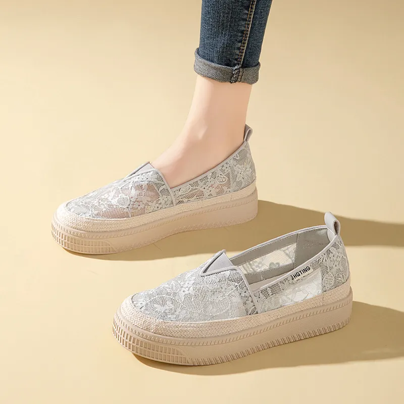 RED DRAGONFLY Casual Single Shoes 3cm Women's-10