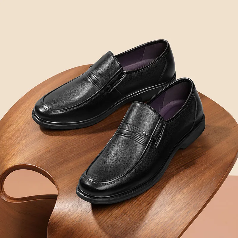 RED DRAGONFLY Dress Shoes Men's Black-17