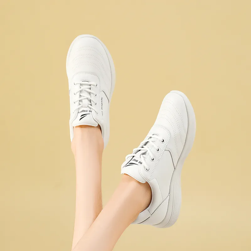 RED DRAGONFLY Little Fair Skinned Wear resistant And Lightweight Low Top Casual Shoes Women's White-3